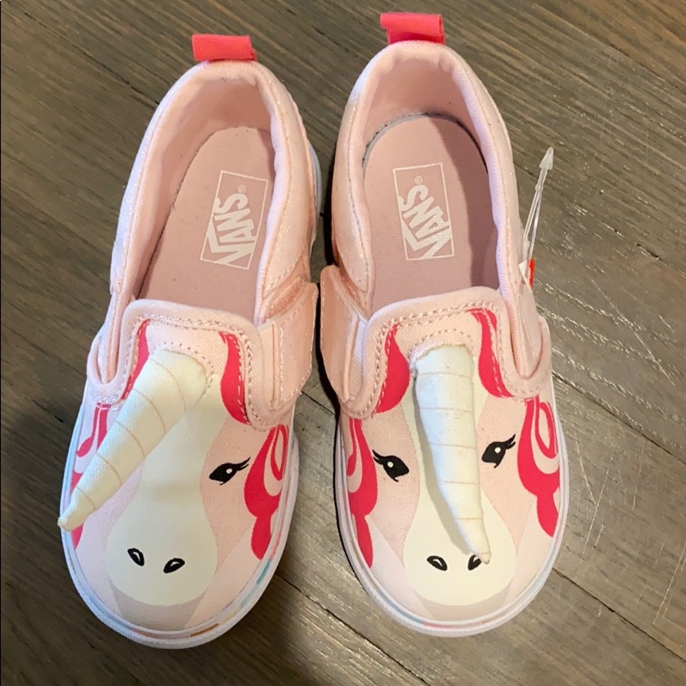 Vans slip on toddler girls shoes